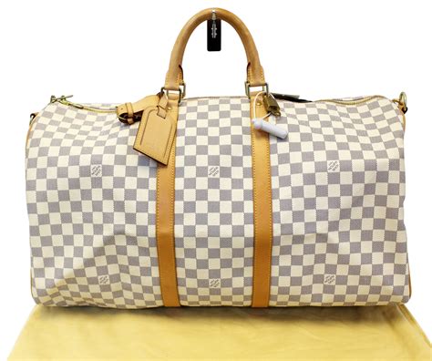 louis vuitton keepall damier azur|louis vuitton keepall bandoulière 55.